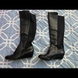 Jessica Simpson black over the knee boot